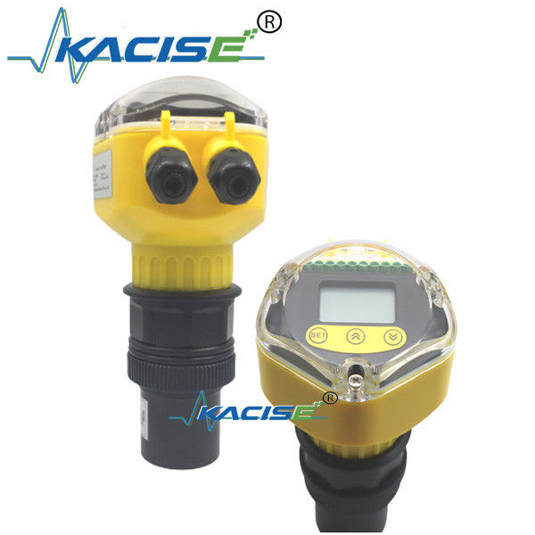 جهاز استشعار بالموجات فوق الصوتية عالي الدقة مع 12-30VDC إمدادات الطاقة ومدى القياس 100mm-5000mm