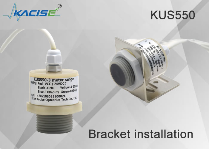 KUS550 عازل المياه الموجات فوق الصوتية مائية - مستوى المياه مع نطاق القياس من 0.25m إلى 3m