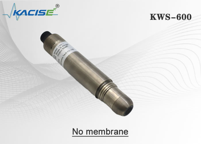 KWS-600 جهاز استشعار الأكسجين المذاب بالفلوريسانس عبر الإنترنت بدون غشاء بدون مادة كهربائية RS485 Modbus Output و IP68 مقاوم للماء
