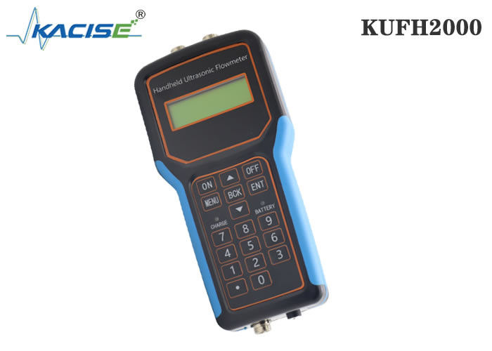 KUFH2000B عداد تدفق بالموجات فوق الصوتية المحمول مع وظيفة بطاقة SD لأنابيب DN15-DN6000 ودقة ± 1 ٪