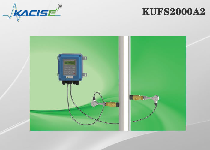 KUFS2000A2 مقياس تدفق بالموجات فوق الصوتية للأنابيب DN50-DN6000 مع قياس ثنائي الاتجاه وواجهة RS485 MODBUS