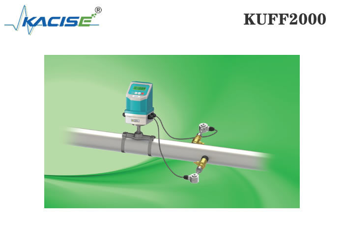 KUFF2000 مقياس تدفق بالموجات فوق الصوتية الثابتة مع دقة ± 1٪ لأحجام الأنابيب DN50-DN6000 والقياس الثنائي الاتجاه