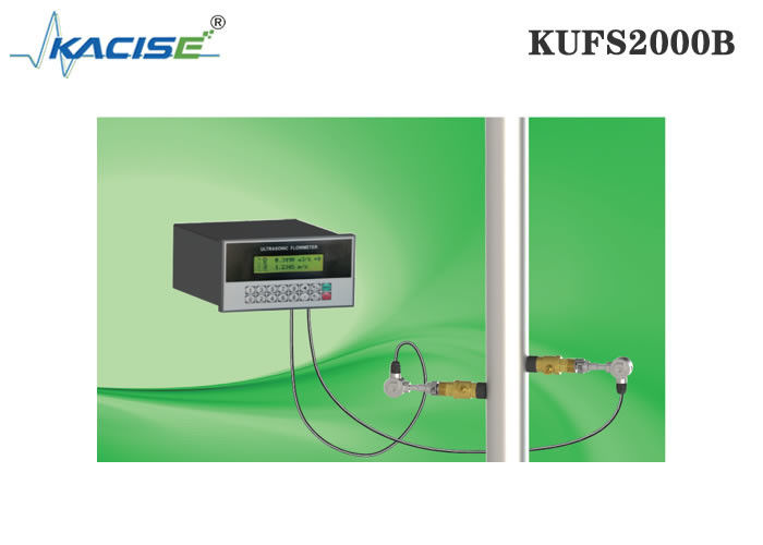 مقياس التدفق بالموجات فوق الصوتية المثبت على اللوحة KUFS2000B بدقة ±1% لأنابيب DN50-DN6000 وواجهة RS485 MODBUS