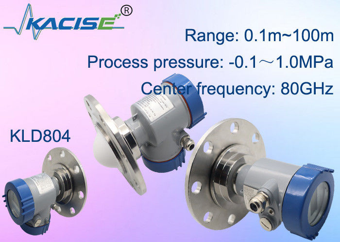 جهاز إرسال مستوى رادار 80G من شركة Kacise OEM مع تردد 80GHz نطاق 50m وحماية IP67