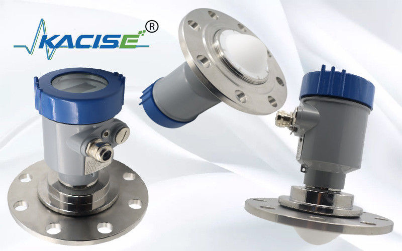 جهاز استشعار مستوى رادار Kacise OEM 80GHz FMCW مع نطاق 100m وتصميم مقاوم للتآكل للخزانات الكيميائية