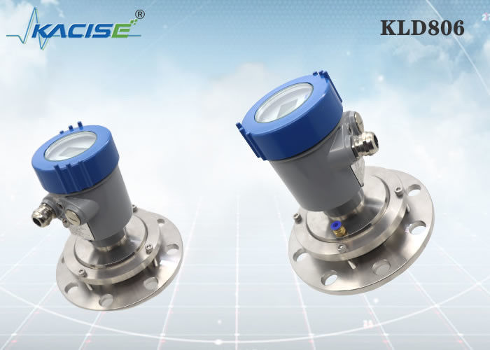 جهاز استشعار مستوى الرادار KLD806 80GHz مع وظيفة التطهير لتطبيق الغبار القوي في صوامع الدقيق