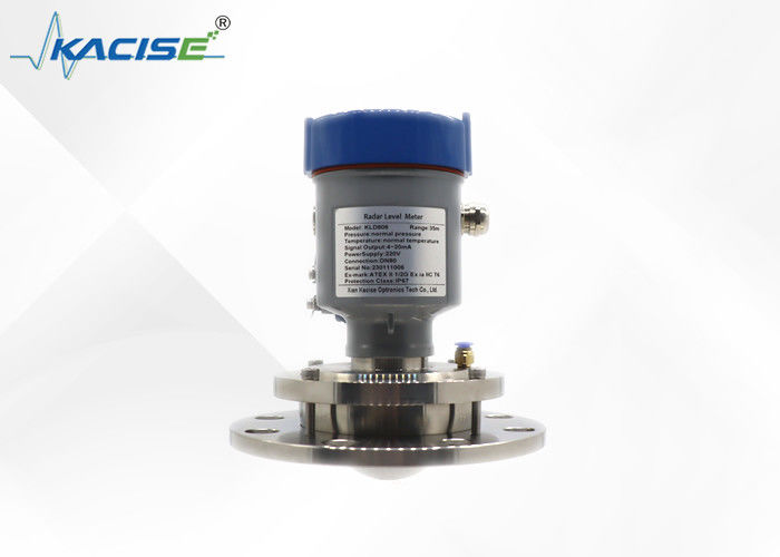 مقياس مستوى الرادار 80GHz مع هوائي PTFE لقياس مستوى السائل عند درجة حرارة عالية في خزانات البخار