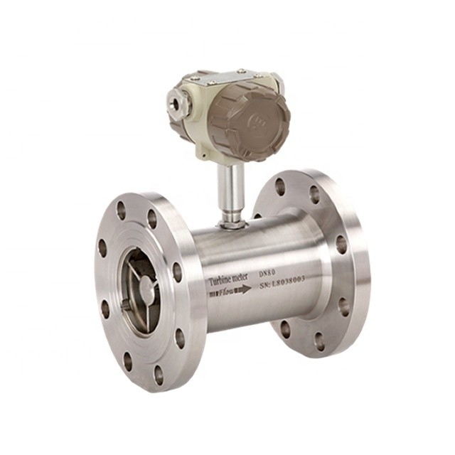 Sanitary Type Flow Meter / Food Grade Turbine Flowmeter Clamp Connection