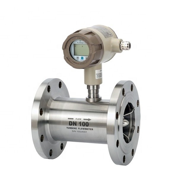 Sanitary Type Flow Meter / Food Grade Turbine Flowmeter Clamp Connection