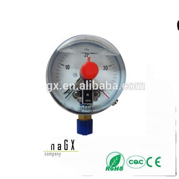 مقياس ضغط هيدروليكي من 40mm إلى 150mm للصناعة الكيميائية مع مقاومة للتآكل
