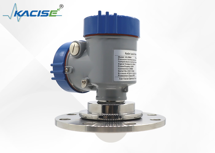 KLD804 4 - 20mA / RS485 76mm عدسة هوائية رادار مستوى مستشعر للسيولة والقوية المتوسطة
