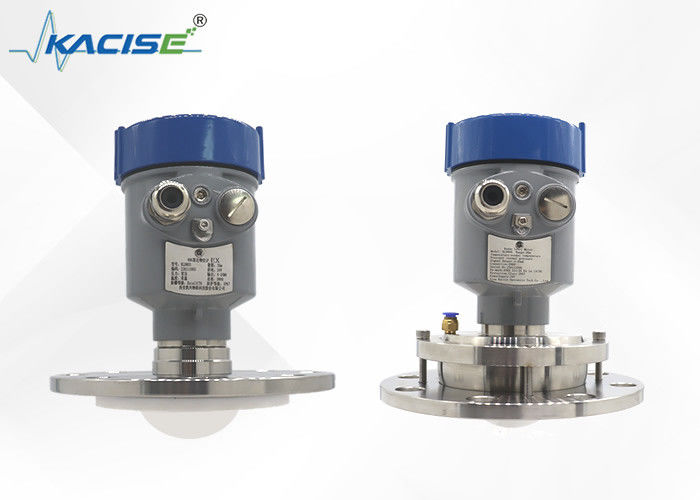 KLD800 Series 80 جيجا هرتز FMCW جهاز إرسال مستوى الرادار مع هوائي PTFE المقاوم للتآكل وزاوية إطلاق 3 درجات لقياس السائل والصلب
