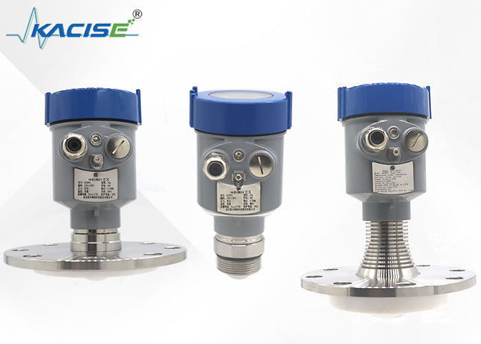KLD800 Series 80 جيجا هرتز FMCW جهاز إرسال مستوى الرادار مع هوائي PTFE المقاوم للتآكل وزاوية إطلاق 3 درجات لقياس السائل والصلب