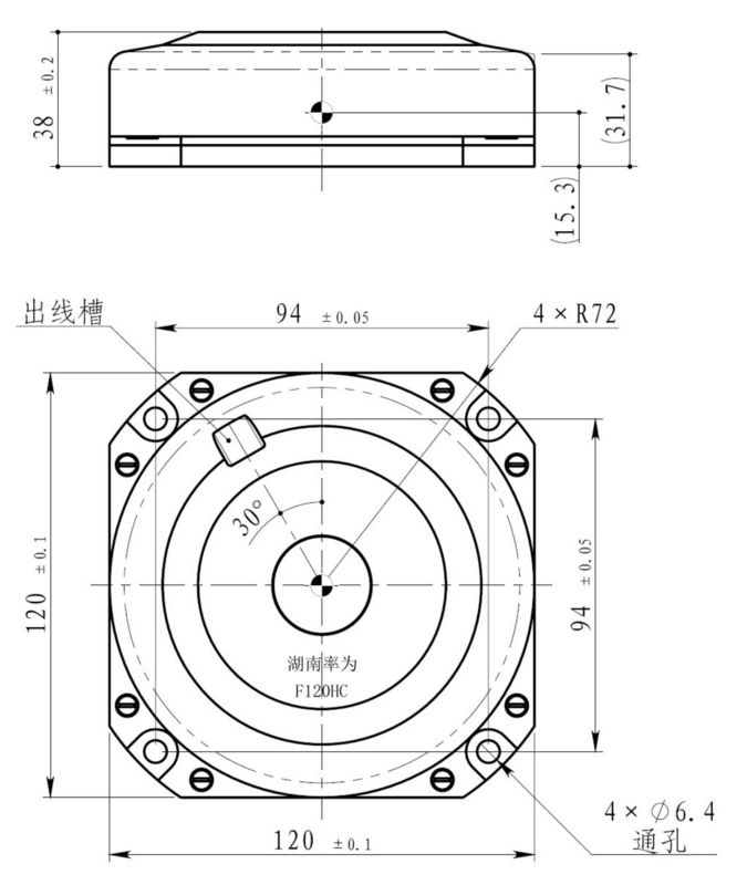 دورة قياسية ذات دقة عالية بالألياف الضوئية بـ 120×120×38 ملم الأبعاد و -45 ̊+70 °C درجة حرارة تشغيل لقياس الحصانة