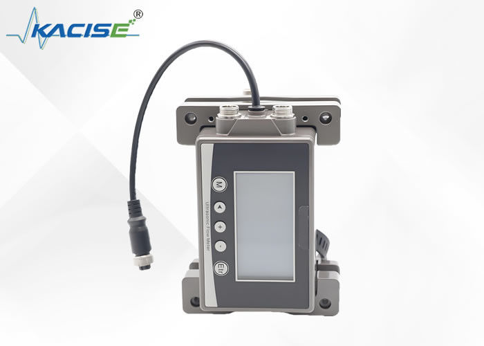 مقياس التدفق بالموجات فوق الصوتية الناتج 4-20mA مع شاشة LCD بإضاءة خلفية 256*128 واتصال Modbus RS485