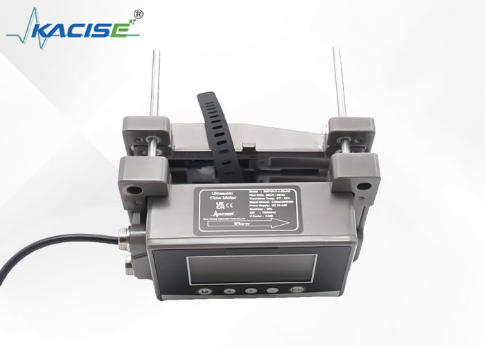 مقياس التدفق بالموجات فوق الصوتية الناتج 4-20mA مع شاشة LCD بإضاءة خلفية 256*128 واتصال Modbus RS485