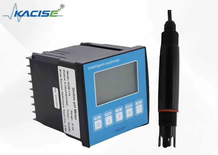 KDM-110 عداد الحموضة عبر الإنترنت مع معايير متعددة عرض حماية IP65 وإخراج RS485 لمراقبة جودة المياه