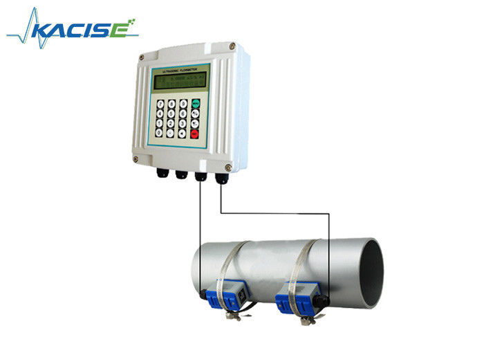 سلسلة KUF2000 مصراع على مقياس تدفق بالموجات فوق الصوتية مع حماية IP67 ، DN32-DN6000 المدى ودقة 1 ٪