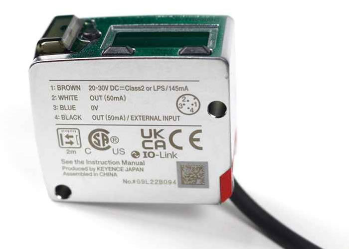 KEYENCE LR-TB2000C جهاز استشعار ليزر مفتاح الكهرباء الضوئية مع واجهة الاتصال Modbus لمعدات قياس المسافة للتشغيل الآلي الصناعي