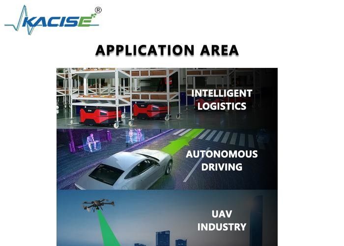 مستشعر TOF عالي السرعة 10 هرتز ليزر مقياس المدى مع 40m المدى ودقة ± 1mm