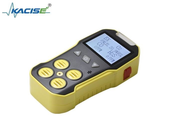 KMBH-4A كاشف غاز متعدد المحمول بدقة LCD كبيرة ± 5% F.S.