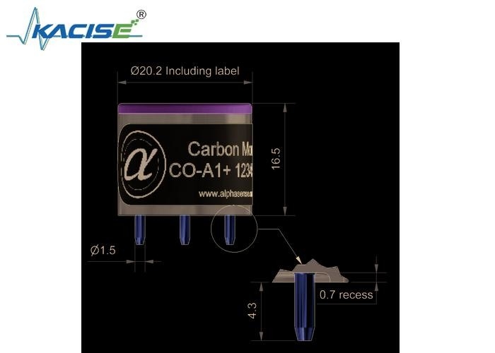 جهاز استشعار أول أكسيد الكربون CO-A1/CO-A1 تكنولوجيا متقدمة مع وقت الاستجابة 20 و دقة 0.5