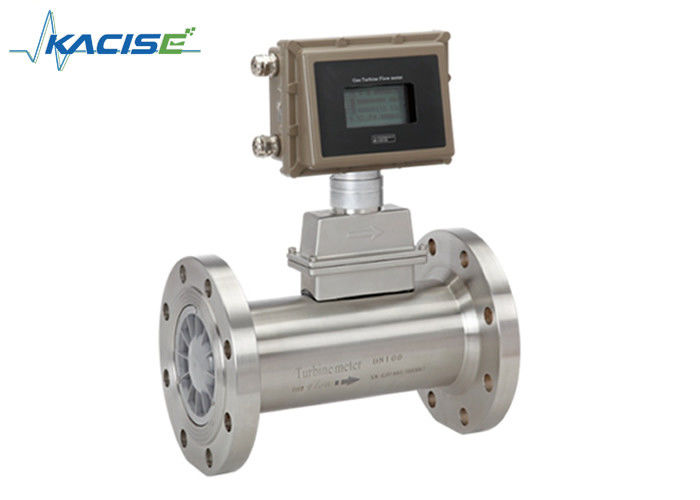 عداد تدفق توربينات الغاز الطبيعي الرقمي عالي الدقة مع إمدادات طاقة مزدوجة واتصالات RS-485 / MODBUS