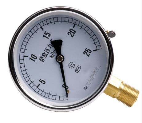 مقياس ضغط من الفولاذ المقاوم للصدأ KMC-YE-100 مع درجة حماية IP65 ومدى القياس -1KPa-205KPa