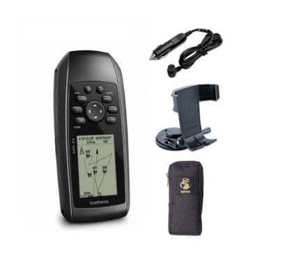 غارمين GPSMAP67 GPS 73 Etrex329x الجهاز المحمول متعدد الأقمار الصناعية القوي مع شاشة عرض 128 × 160 بكسل وعمر البطارية 18 ساعة