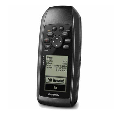 غارمين GPSMAP67 GPS 73 Etrex329x الجهاز المحمول متعدد الأقمار الصناعية القوي مع شاشة عرض 128 × 160 بكسل وعمر البطارية 18 ساعة