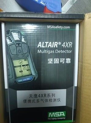 MSA 5X 4X 4RX 2X كاشف Multigas مع اكتشاف LEL O2 CO H2S لسلامة مكان العمل في مواد PVC