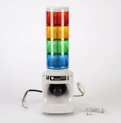 برج إشارة LED مضاد للانفجار من سلسلة LKEH 40 ملم (نموذج LKEH-402FVF-RYGB-EX)