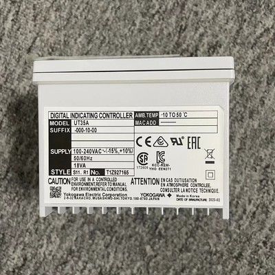 UT35A جهاز تحكم درجة الحرارة الرقمي مع شاشة LCD ملونة ذات 14 قطعة ، ومراقبة تسلسل السلم ، واتصالات إيثيرنث