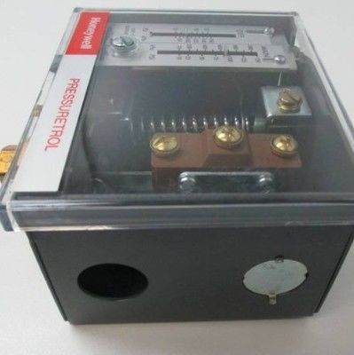 هانيول أوتو ريسيكل Pressuretrol مع 10- 150 psi نطاق الضغط SPDT المفتاح سريع التفاعل والحديدية المقاومة للصدأ الحاجز