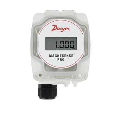 ناقل الضغط التفاضلي لـ Dwyer MSX-W20-PA Magnesense مع استخراج الجذر التربيعي للاستشعار الثنائي للضغط و 4-20mA