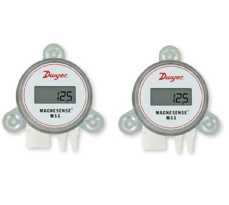 ناقل الضغط التفاضلي لـ Dwyer MSX-W20-PA Magnesense مع استخراج الجذر التربيعي للاستشعار الثنائي للضغط و 4-20mA
