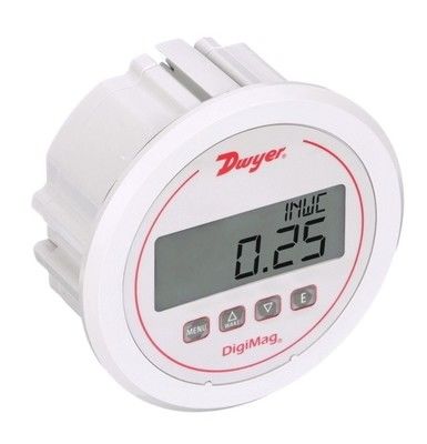 مقياس الضغط التفاضلي الرقمي DigiMag من سلسلة Dwyer DM-1000 مع شاشة LCD ومكافأة درجة الحرارة وقياس متعدد الوظائف