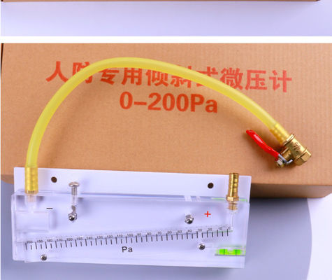 مقياس الضغط السلبي KMC-DP-200 Slash (0 ¢ 200 Pa) لمهندسة الحرائق