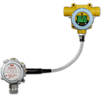 كاشف غاز ثابت من نوع Honeywell Sensepoint XCD مع انتاج 4-20mA ، و غطاء مضاد للانفجارات ، و تركيب جهاز الاستشعار عن بعد