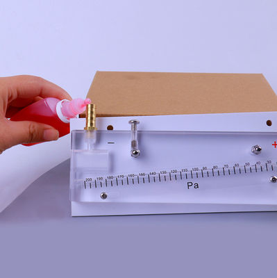 مقياس الضغط السلبي للأنبوب الميل مع نطاق 0-200 با ± 0.5٪ دقة لمهندسة الحرائق
