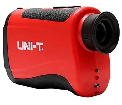 جهاز تحديد المدى بالليزر UNI-T LM1000 مع إمكانيات قياس متعددة بمدى 450 ياردة وتصميم مضغوط