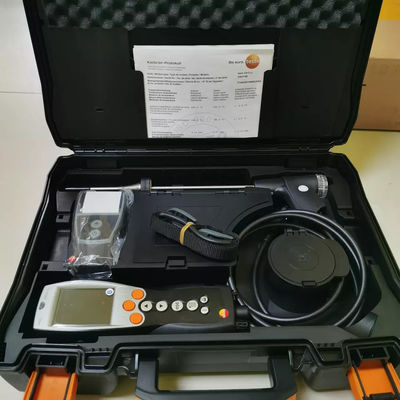محلل غاز المداخن Testo 330-2 LL Pro مع أجهزة استشعار طويلة العمر، وشاشة رسومية ملونة، وتم اختباره بواسطة TÜV لتحليل الاحتراق