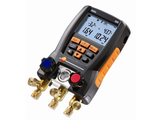 كيت التجميد الرقمي Testo 550 مع اتصال Bluetooth 60 ملفًا تعريفًا للتبريد وتصميمًا صلبًا