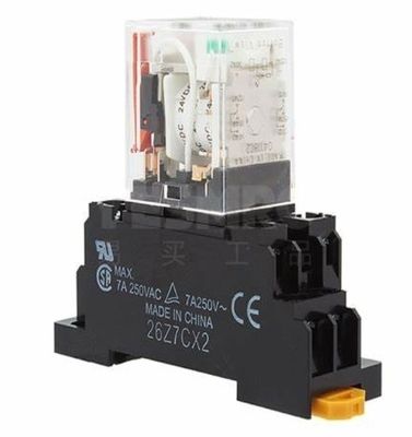 رله OMRON MY2-GS للأغراض العامة مع تشغيل 24VDC ، 662 Ω مقاومة الملفات ، ونموذج الاتصال DPDT