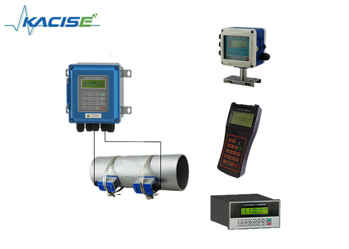 مشبك بالموجات فوق الصوتية على مقياس التدفق مع قياس غير جراحي لأنابيب DN32~6000 وRS485 Modbus