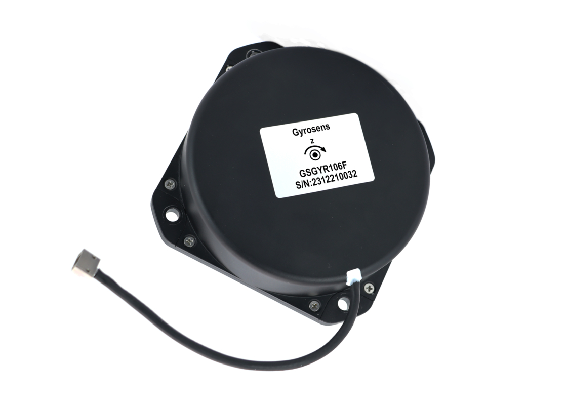 GSGYR106F غيروسكوب ألياف ضوئية ذو محور واحد مع الكشف الرقمي عن الحلقة المغلقة والبدء الفوري والتحيز المنخفض لقياس السرعة الزاوية الدقيق