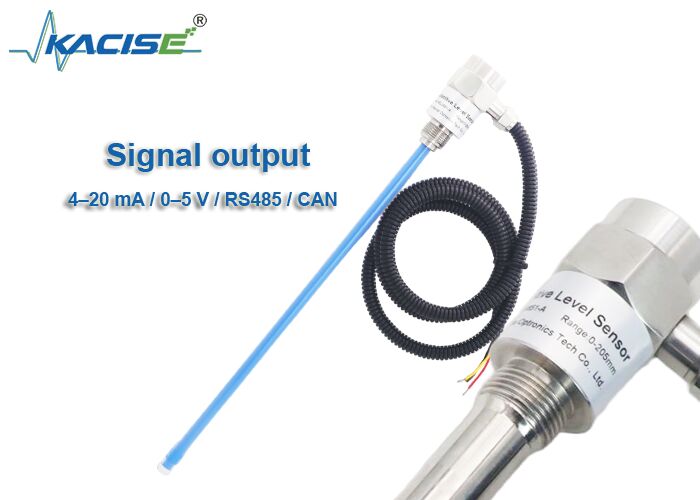 KSLV651-A جهاز استشعار مستوى مضغوط مع IP68 الحماية FEP المسبار والقياس التكيف الذاتي