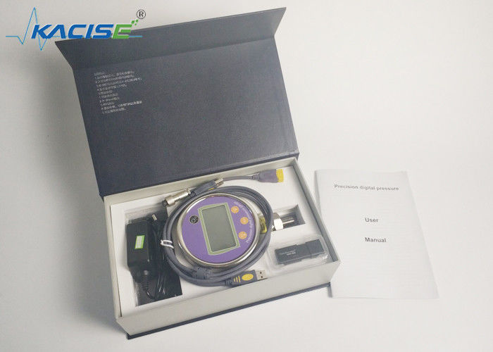 Digital water pressure gauge and data logger for pressure weight 0.6Kg with 4.2V rechargeable lithium battery