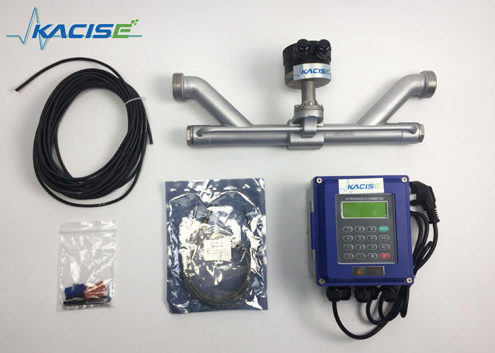 مقياس تدفق بالموجات فوق الصوتية مع RS485 MODBUS دعم الأنابيب DN15-DN6000