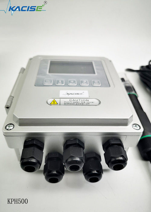 جهاز تحليل جودة المياه KPH500 PH Sensor مع نطاق قياس 0-14PH تعويض درجة الحرارة التلقائي و 485 الاتصال